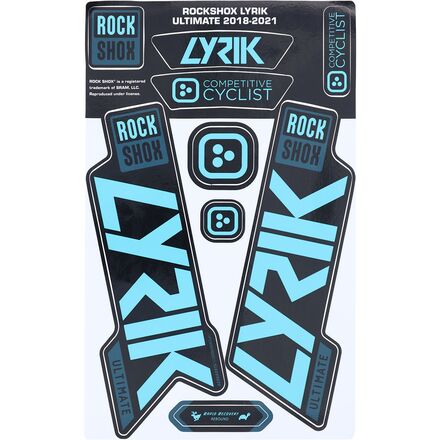 Rockshox lyrik on sale decal kit