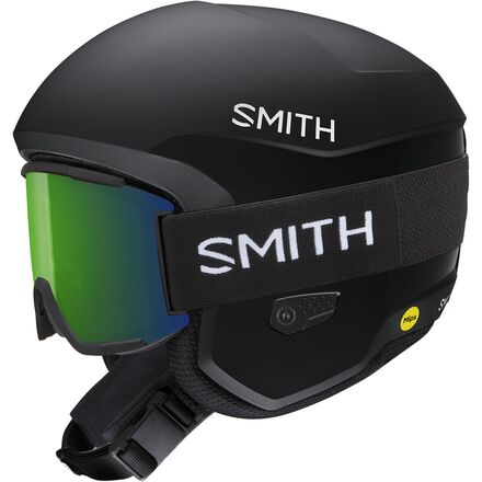 bluetooth ski helmet smith Scout Snow  Adult & Snowboard Helmet with MIPS Technology, Adjustable Fit, Ear Padding & Ventilation  Head Protection for Men & Women  Matte Black, Small the Friend Finder feature lets users track real Smith Icon MIPS Helmet -