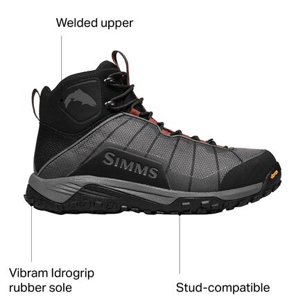 Simms Flyweight Wading Boot - 13 Steel Grey