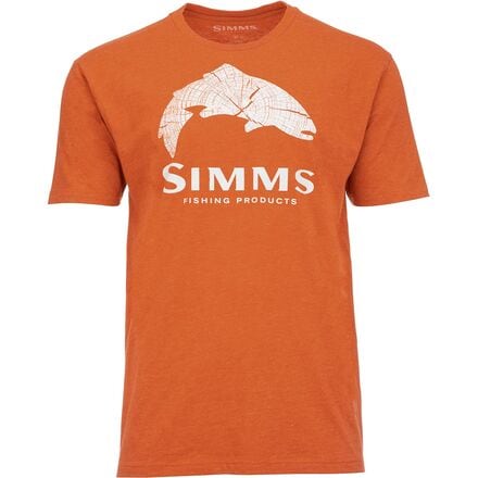 Simms Wood Trout Fill T-Shirt - Men's - Clothing