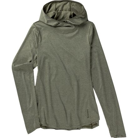 Sweat à Capuche Simms Bugstopper Solarflex LG, Anti-Moustiques & Tiques, Vert Keylime, 50UPF, Pour Homme