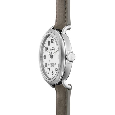 Shinola Runwell Coin Edge 38mm Leather Watch Accessories