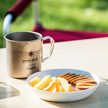 Snow Peak Titanium Single Wall Cup 600 - Hike & Camp