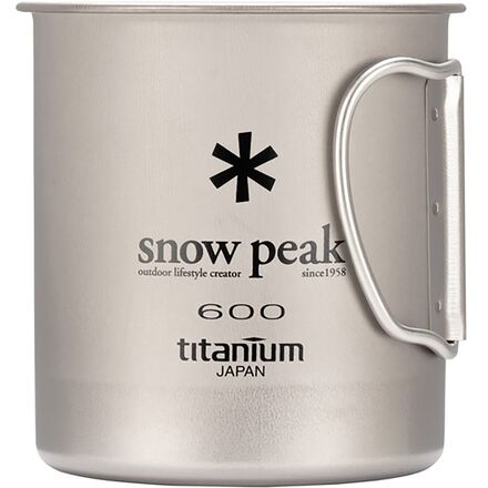 Snow Peak Titanium Single Wall Cup 600 - Hike & Camp