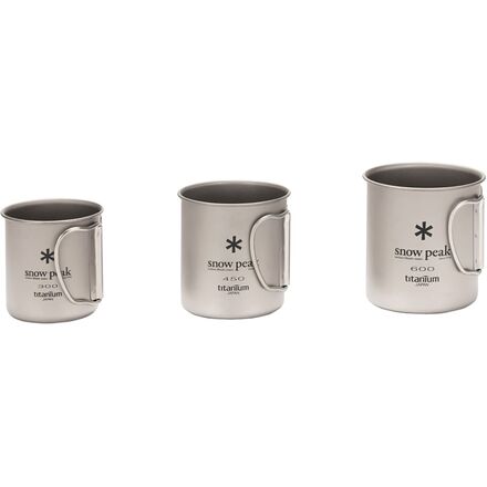 Snow Peak Titanium Single Wall Cup 600 - Hike & Camp
