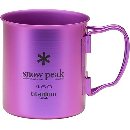 Snow Peak Titanium Single Wall Cup 450 - Hike & Camp