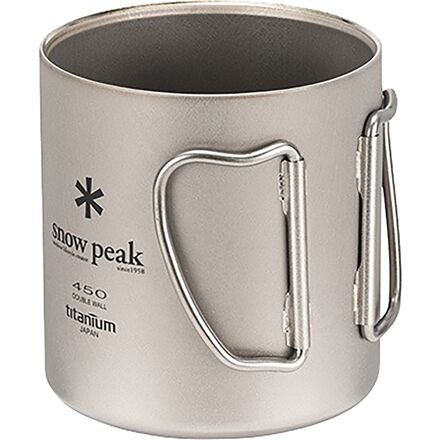 Snow Peak Titanium Double Wall Cup 450 - Hike & Camp