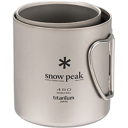 Snow Peak Titanium Double Wall Cup 450 - Hike & Camp