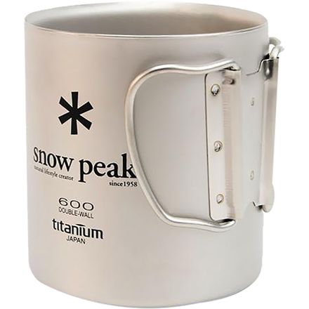 Snow Peak Titanium Double Wall Cup 600 - Hike & Camp