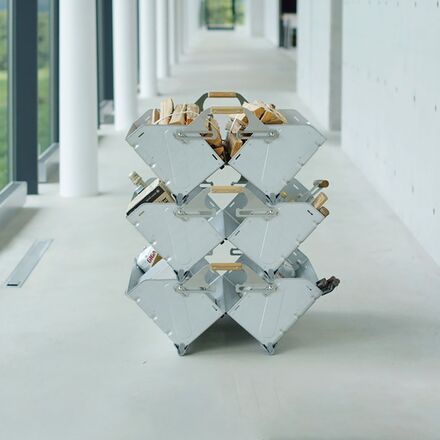 Snow Peak Stacking Metal Shelf Container - Hike & Camp