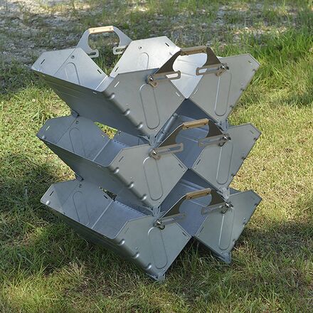 Snow Peak Stacking Metal Shelf Container - 50 - Hike & Camp