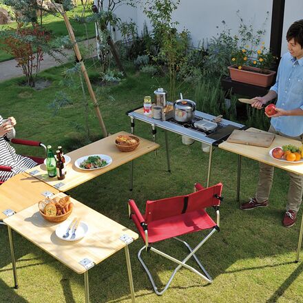 Snow Peak Iron Grill Table - Long Multi Function Table - Hike & Camp