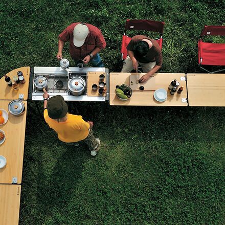 Snow Peak Iron Grill Table - Long Multi Function Table - Hike & Camp