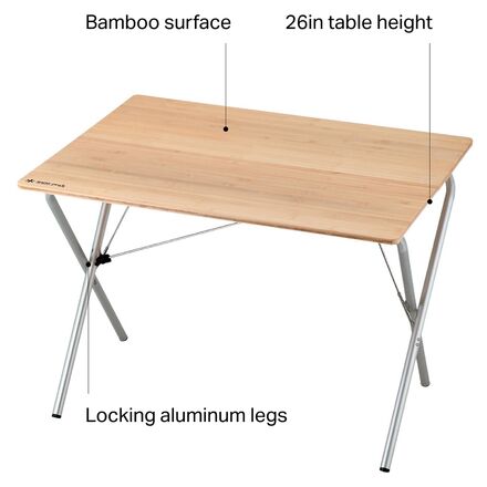 Snow Peak Single Action Table - Hike & Camp