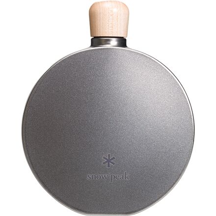 Snow Peak Titanium 5.0oz Flask - Hike & Camp