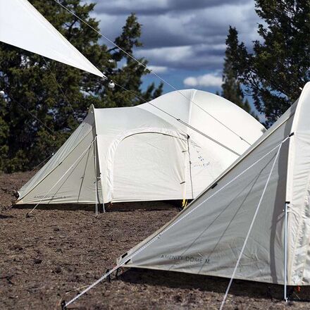 Snow Peak Amenity Dome Tent: 4-Person 3-Season - Hike & Camp