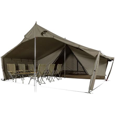 Snow Peak Living Lodge Tent: 7-Person 3-Season - Hike & Camp