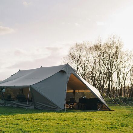 テント/タープ Snow Peak - MLIMA COTTON LODGE TENT BAHARI4 Snow Peak Living Lodge Tent: 7-Person 3-Season - Hike & Camp