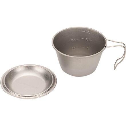Snow Peak Deep Titanium Backpacker Cup + Lid - Hike & Camp