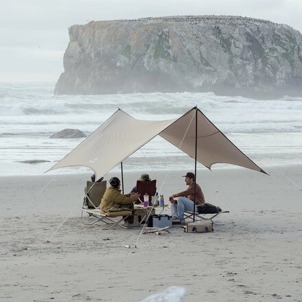 Snow Peak Takibi Tarp Hexa Set - Hike & Camp