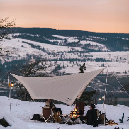 Snow Peak Takibi Tarp Hexa Set - Hike & Camp