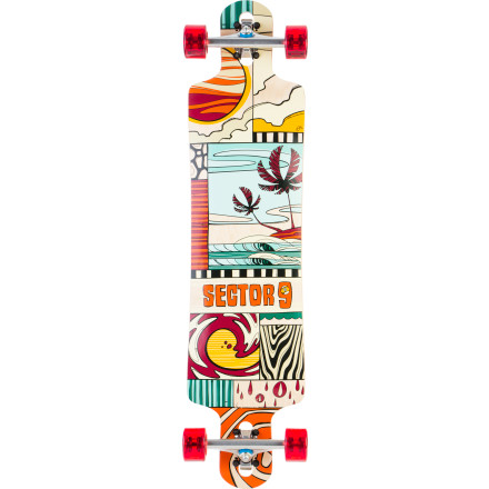 Sector 9 Skateboards Paradiso Complete Longboard - Snowboard