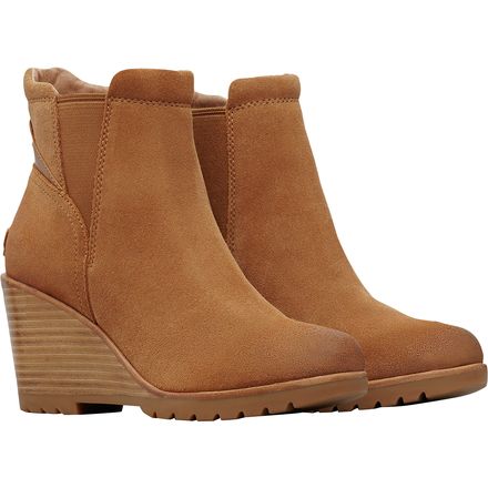 Sorel after hours suede on sale wedge booties