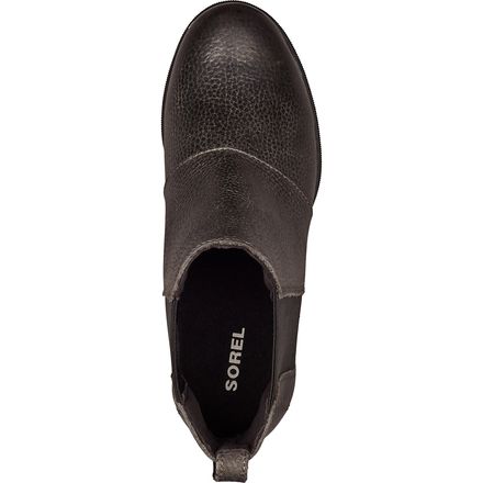 joan waterproof wedge felt chelsea boot