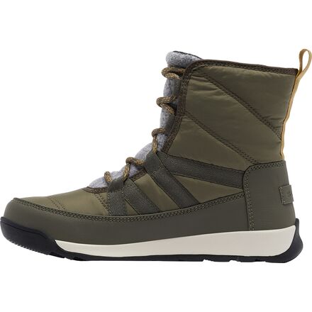 Sorel Whitney II Short Lace 8.5 Women's Stone Green
