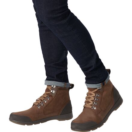 Sorel Men's Ankeny II Mid WP Boot - 11 - Tobacco / Black