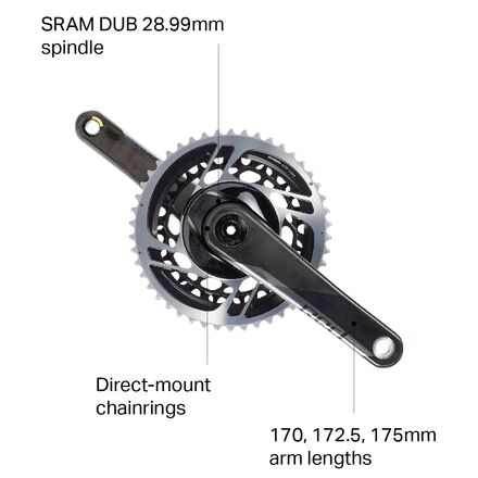 SRAM Red DUB 12-Speed Crankset - 2023 - Bike