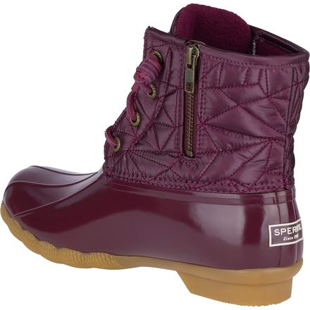 sperry women's saltwater nylon quilted duck boots