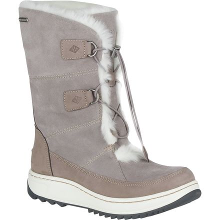 Sperry Women's Winter Boot, Black Nylon, 6