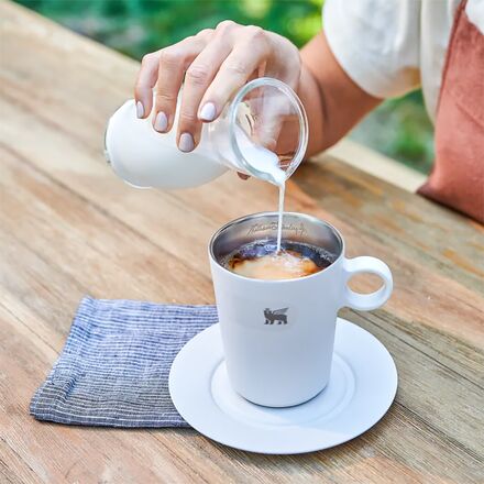 Stanley The DayBreak 12oz Latte Cup & Stillness Saucer - Hike & Camp
