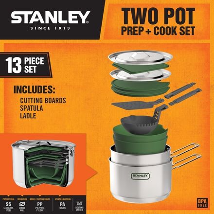 Stanley Adventure 2 Pot Prep & Cook Set - Hike & Camp