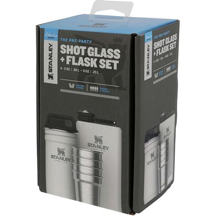 Backcountry Bartender: Stanley Flask, Shot-Glass Set