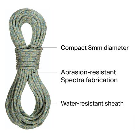 Sterling CanyonLux Canyoneering Rope - 8.0mm
