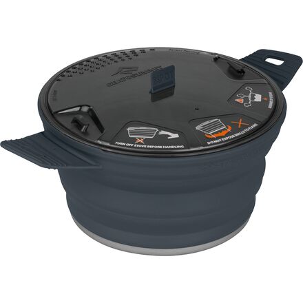 sea to summit x-pot 3兄弟 Sea to Summit X-Pot 1.4L, Rust - Collapsible Backpacking Pot
