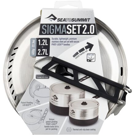 Sea To Summit Sigma 2 Pot Cook Set - Hike & Camp
