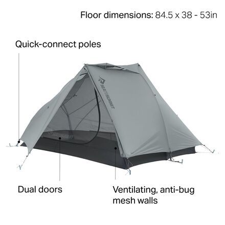 Sea To Summit ALTO TR2 Tent: 2-Person 3-Season - Hike & Camp