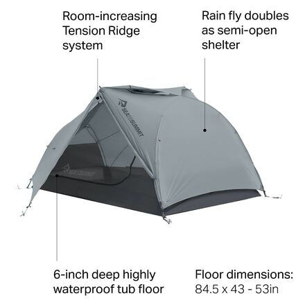 Sea To Summit Telos TR2 Tent: 2-Person 3-Season - Hike & Camp