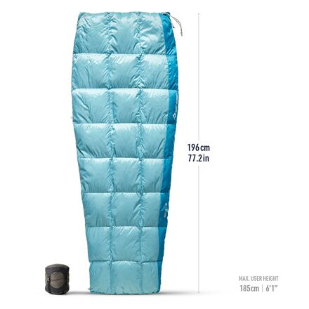 Sea To Summit Traveller Sleeping Bag: 45F Down Hike Camp