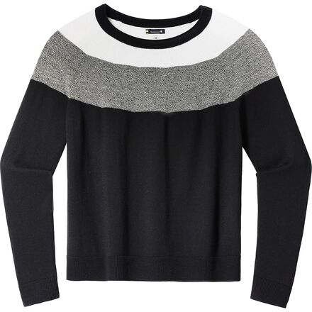 Smartwool Edgewood Colorblock Crew Sweater - Women's - Clothing