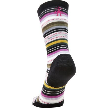 smartwool dress socks womens MARGARITA CREW WHITE/BLACK These socks are made from a premium blend of 70% Merino wool Smartwool Run Targeted Cushion No