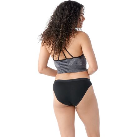 Smartwool Damen Intraknit Bikini – Merinowolle-Unterwäsche, Nahtlos, Atmungsaktiv, Geruchshemmend