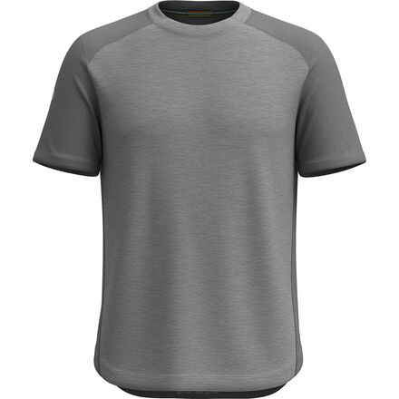 (取寄) スマートウール メンズ アクティブ メッシュ ショート スリーブ ティー Smartwool men Smartwool Active Mesh Short Sleeve Tee Light Gray Heather Smartwool Active Mesh Short-Sleeve T-Shirt - Men's - Clothing