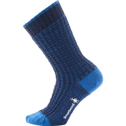 men's smartwool dress socks Ski Targeted Cushion Winter Haze Print OTC Deep Navy / L these comfy socks will be your go Smartwool socks, a 5-year review