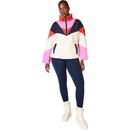 Sweaty Betty Retrogade Colour Block 1/2-Zip Pullover - Women's