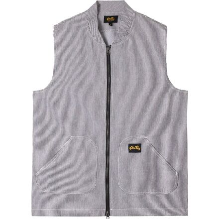 トップス roughlow flare wool vest / ash  Stan Ray Work Vest - Men's - Clothing
