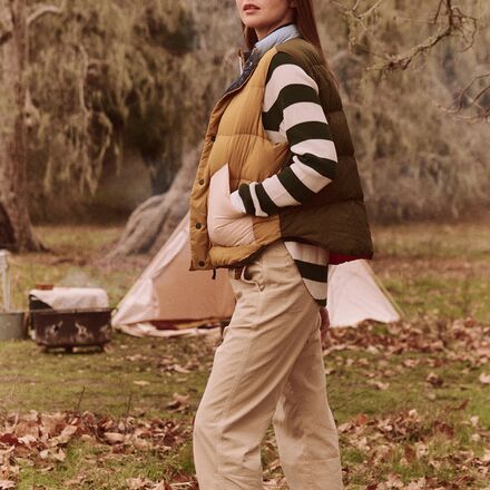 Colorful ブランケットボーダーダウンベスト　S Tromso Colorblock winter jacket – NAOKO-STORE.com